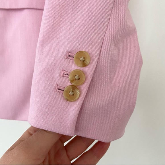 NWT Banana Republic Pink Women's Blazer Size 10P Career Office Business Corpcore - Picture 5 of 13